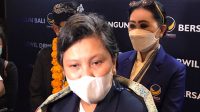 LESTARI Moerdijat didampingi Julie Sutrisno Laiskodat. Foto: gay LESTARI Moerdijat didampingi Julie Sutrisno Laiskodat. Foto: gay