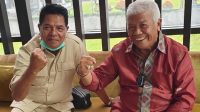 RACHMAT Hidayat (kanan) bersama Haerul Warisin. Foto: rul RACHMAT Hidayat (kanan) bersama Haerul Warisin. Foto: rul