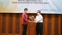 BUPATI Suwirta menghadiri Entry Meeting Pemeriksaan LKPD Tahun Anggaran 2021 di Kantor BPK RI Perwakilan Provinsi Bali, Senin (7/2/2022). Foto: ist BUPATI Suwirta menghadiri Entry Meeting Pemeriksaan LKPD Tahun Anggaran 2021 di Kantor BPK RI Perwakilan Provinsi Bali, Senin (7/2/2022). Foto: ist