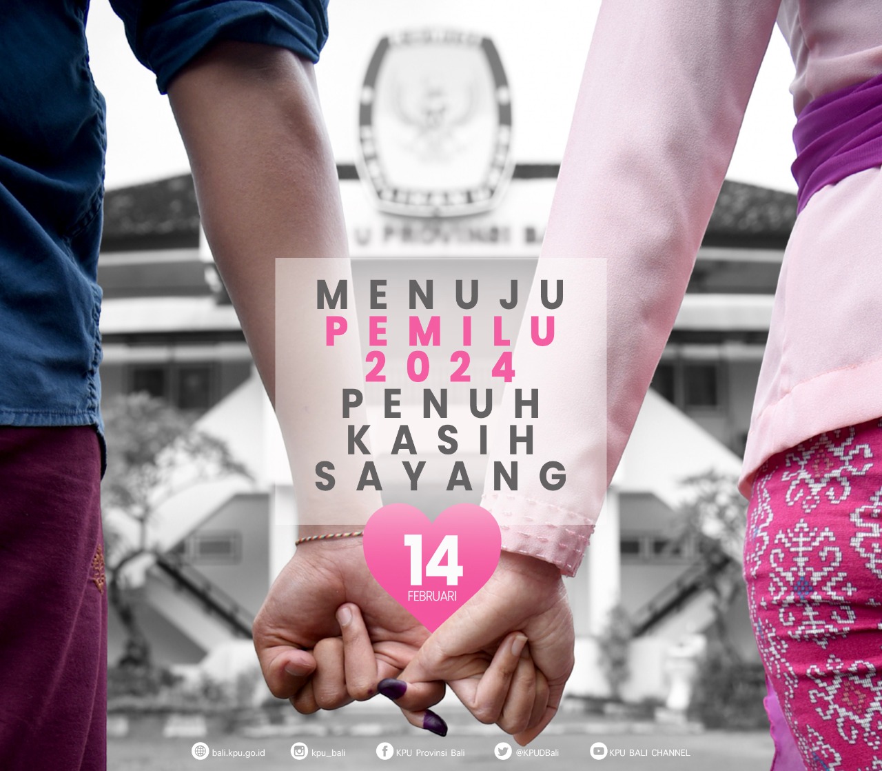TIM kreatif KPU Bali mulai merancang konten untuk sosialisasi Pemilu 2024 yang akan dilangsungkan pada 14 Februari, yang juga dikenal sebagai Hari Kasih Sayang. Foto: ist