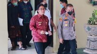Bupati Badung Nyoman Giri Prasta usai bertemu Kapolreta Denpasar untuk mencari tahu kelanjutan aduan pelanggaran pembangunan