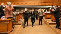 BUPATI Nyoman Giri Prasta saat menghadiri Rapat Paripurna DPRD Kabupaten Badung dengan agenda Penyampaian Rekomendasi DPRD Kabupaten Badung terhadap LKPJ Bupati Badung tahun 2021, Selasa (19/4/2022) di Ruang Sidang Utama Gosana Kantor DPRD Badung. Foto: ist BUPATI Nyoman Giri Prasta saat menghadiri Rapat Paripurna DPRD Kabupaten Badung dengan agenda Penyampaian Rekomendasi DPRD Kabupaten Badung terhadap LKPJ Bupati Badung tahun 2021, Selasa (19/4/2022) di Ruang Sidang Utama Gosana Kantor DPRD Badung. Foto: ist