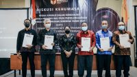 KETUT Ariyani (tiga kiri) bersama para petinggi perguruan tinggi yang diajak bekerja sama dalam mengawal perjalanan Pemilu-Pilkada 2024. Foto: ist KETUT Ariyani (tiga kiri) bersama para petinggi perguruan tinggi yang diajak bekerja sama dalam mengawal perjalanan Pemilu-Pilkada 2024. Foto: ist