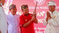 Gubernur Koster saat menghadiri Pesamuhan Agung VI dan Paruman Sulinggih IV Maha Semaya Warga Pande