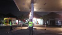 POLSEK Blahbatuh patroli dini hari antisipasi pencurian. Foto: adi POLSEK Blahbatuh patroli dini hari antisipasi pencurian. Foto: adi