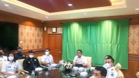 WAWALI Agus Arya Wibawamemaparkan P4 Kota Denpasar dalam penilaian lanjutan SP4N-LAPOR pada Rabu (25/5/2022) dari Kantor Wali Kota Denpasar. Foto: ist WAWALI Agus Arya Wibawamemaparkan P4 Kota Denpasar dalam penilaian lanjutan SP4N-LAPOR pada Rabu (25/5/2022) dari Kantor Wali Kota Denpasar. Foto: ist