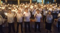WAWALI I Kadek Agus Arya Wibawa sekaligus Ketua Pelaksana KPA Kota Denpasar, menghadiri pelaksanaan Malam Renungan AIDS Nusantara (MRAN) pada Sabtu (28/5/2022) di aula SMPN 10 Denpasar. Foto: tra WAWALI I Kadek Agus Arya Wibawa sekaligus Ketua Pelaksana KPA Kota Denpasar, menghadiri pelaksanaan Malam Renungan AIDS Nusantara (MRAN) pada Sabtu (28/5/2022) di aula SMPN 10 Denpasar. Foto: tra
