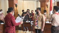 Arya Wibawa dilantik sebagai Ketua Kwarcab Pramuka