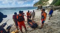 Jenazah Made Rajeg berhasil dievakuasi Tim SAR gabungan setelah terapung-apung di Perairan Pantai Atuh