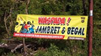 SPANDUK Peringatan berhati-hati atas aksi begal