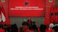 KETUA DPP PDIP Megawati Soekarnoputri saat menyampaikan sambutan pada Rakernas II PDIP, Selasa (21/6/2022). Foto: ist KETUA DPP PDIP Megawati Soekarnoputri saat menyampaikan sambutan pada Rakernas II PDIP, Selasa (21/6/2022). Foto: ist