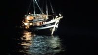 KAPAL cepat AL II KAI GT 171 mengalami gangguan mesin di Selat Lombok, Sabtu (4/6/2022). Foto: ist KAPAL cepat AL II KAI GT 171 mengalami gangguan mesin di Selat Lombok, Sabtu (4/6/2022). Foto: ist