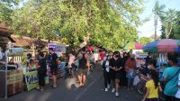 KEGITAN CFD di sepanjang jalan depan Taman Kota Singaraja