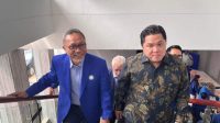 MENEG BUMN Erick Thohir saat bersama Zulkifli Hasan (Zulhas). Foto: ist MENEG BUMN Erick Thohir saat bersama Zulkifli Hasan (Zulhas). Foto: ist