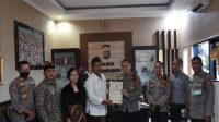 JAJARAN KPU audiensi ke Polres Karangasem untuk memaparkan tahapan Pemilu, Kamis (7/7/2022). Foto: ist JAJARAN KPU audiensi ke Polres Karangasem untuk memaparkan tahapan Pemilu, Kamis (7/7/2022). Foto: ist