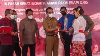 PELUNCURAN tiga inovasi berbasis digital serangkaian peringatan HUT ke-28 Perumda Pasar Sewakadarma Kota Denpasar di Plaza Pasar Badung, Senin (1/8/2022). Foto: ist PELUNCURAN tiga inovasi berbasis digital serangkaian peringatan HUT ke-28 Perumda Pasar Sewakadarma Kota Denpasar di Plaza Pasar Badung, Senin (1/8/2022). Foto: ist