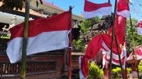 BENDERA Merah Putih menghiasi sepanjang jalanan di wilayah Kota Amlapura, Senin (8/8/2022). Foto: ist BENDERA Merah Putih menghiasi sepanjang jalanan di wilayah Kota Amlapura, Senin (8/8/2022). Foto: ist