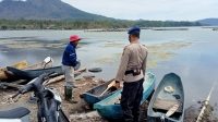 Satuan Polairud Polres Bangli Sambangi Masyarakat Petani di Pesisir Danau Batur
