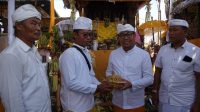 Upacara Ngenteg Linggih di Pura Siwa Guru Bhujangga Peguyangan