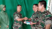 KODIM 1619 Tabanan menggelar acara pindah satuan dan pelepasan purnatugas