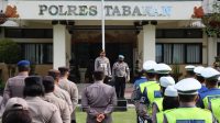 Kapolres Tabanan pimpin apel