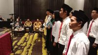 KETUA Bawaslu Kota Mataram, Muhamad Yusril; didampingi Kepala Kesbangpoldagri Mataram saat menyaksikan prosesi pelantikan panwas kelurahan di Hotel Lombok Astoria, Kota Mataram. Foto: ist KETUA Bawaslu Kota Mataram, Muhamad Yusril; didampingi Kepala Kesbangpoldagri Mataram saat menyaksikan prosesi pelantikan panwas kelurahan di Hotel Lombok Astoria, Kota Mataram. Foto: ist