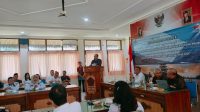 KEPALA Kesbangpol Provinsi Bali, IGN Wiryanata (di podium), memberi sambutan pada kegiatan pendidikan politik Provinsi Bali dengan mengundang tiga narasumber, Rabu (15/3/2023). Foto: ist KEPALA Kesbangpol Provinsi Bali, IGN Wiryanata (di podium), memberi sambutan pada kegiatan pendidikan politik Provinsi Bali dengan mengundang tiga narasumber, Rabu (15/3/2023). Foto: ist