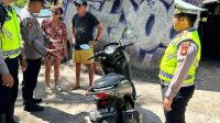 Sat Lantas Polres Klungkung mengamankan sepeda motor
