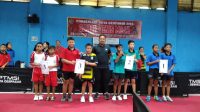PERAIH juara cabor tenis meja dalam Porsenijar Kota Denpasar tingkat SD di Gor PTMSI Denpasar, Pertokoan Suci Sari Jaya Denpasar, Selasa (11/4/2023). Foto: ist PERAIH juara cabor tenis meja dalam Porsenijar Kota Denpasar tingkat SD di Gor PTMSI Denpasar, Pertokoan Suci Sari Jaya Denpasar, Selasa (11/4/2023). Foto: ist