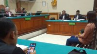 Proses Sidang Pembacaan Pledoi Kasus Dugaan Perdagangan Orang