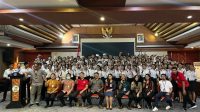 PESERTA seleksi Paskibra Kota Denpasar foto bersama tim seleksi. Foto: ist PESERTA seleksi Paskibra Kota Denpasar foto bersama tim seleksi. Foto: ist