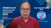 KETUA BAN-S/M Bali, I Wayan Suwira, ketika membuka pembekalan bagi asesor yang akan ditugaskan untuk melakukan visitasi ke sekolah, Jumat (14/7/2023). Foto: ist KETUA BAN-S/M Bali, I Wayan Suwira, ketika membuka pembekalan bagi asesor yang akan ditugaskan untuk melakukan visitasi ke sekolah, Jumat (14/7/2023). Foto: ist