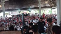 KRAMA Adat Bugbug, Kecamatan Karangasem menyampaikan aspirasi ke DPRD dan Bupati Karangasem, Jumat (7/7/2023) siang. Foto: ist KRAMA Adat Bugbug, Kecamatan Karangasem menyampaikan aspirasi ke DPRD dan Bupati Karangasem, Jumat (7/7/2023) siang. Foto: ist