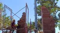 PROYEK Candi bentar di Pantai Legian dinilai tidak sesuai dengan perencanaan awal oleh Dinas PUPR Kabupaten Badung. Foto: ist PROYEK Candi bentar di Pantai Legian dinilai tidak sesuai dengan perencanaan awal oleh Dinas PUPR Kabupaten Badung. Foto: ist