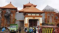 KONDISI pembangunan Pasar Tematik Semarapura. Foto: ist KONDISI pembangunan Pasar Tematik Semarapura. Foto: ist