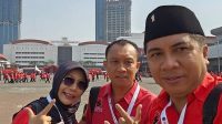 SEKRETARIS DPC PDIP Kota Mataram, Nyayu Ernawati (kiri); bersama Ketua DPC Made Slamet (tengah), serta anggota Fraksi PDIP DPRD Kota Mataram, Gede Wiska (kanan), saat menghadiri Rakernas 4 PDIP di Jakarta. Foto: ist SEKRETARIS DPC PDIP Kota Mataram, Nyayu Ernawati (kiri); bersama Ketua DPC Made Slamet (tengah), serta anggota Fraksi PDIP DPRD Kota Mataram, Gede Wiska (kanan), saat menghadiri Rakernas 4 PDIP di Jakarta. Foto: ist