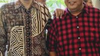 DIREKTUR M-16 Bambang Mei Finarwanto (kanan) saat bersama Ketua Harian DPP Perindo, TGB HM Zainul Majdi. Foto: ist DIREKTUR M-16 Bambang Mei Finarwanto (kanan) saat bersama Ketua Harian DPP Perindo, TGB HM Zainul Majdi. Foto: ist