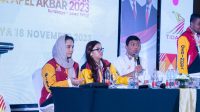 KETUA Tidar NTB, Rannya Agustyra Kristiono (kiri), saat menghadiri Rakernas sekaligus Apel Akbar Tidar seluruh Indonesia di Surabaya. Foto: ist KETUA Tidar NTB, Rannya Agustyra Kristiono (kiri), saat menghadiri Rakernas sekaligus Apel Akbar Tidar seluruh Indonesia di Surabaya. Foto: ist