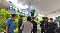 PETUGAS kepolisian menjaga ketat sejumlah gereja yang digunakan umat Kristiani dalam merayakan Natal 2023, Minggu (24/12/2023). Foto: ist PETUGAS kepolisian menjaga ketat sejumlah gereja yang digunakan umat Kristiani dalam merayakan Natal 2023, Minggu (24/12/2023). Foto: ist