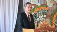 Plt. Direktur RSJP Bali, dr. Dewa Gede Basudewa Sp.KJ., memberikan sambutan saat peringatan perdana HUT ke-94 RSJP Bali. Foto: ist Plt. Direktur RSJP Bali, dr. Dewa Gede Basudewa Sp.KJ., memberikan sambutan saat peringatan perdana HUT ke-94 RSJP Bali. Foto: ist