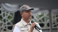 KORDIV Pencegahan, Parmas, dan Humas Bawaslu NTB, Hasan Basri, saat menghadiri apel siaga pengawasan masa tenang Pemilu 2024 yang digelar Bawaslu Loteng, Sabtu (10/2/2024). Foto: ist KORDIV Pencegahan, Parmas, dan Humas Bawaslu NTB, Hasan Basri, saat menghadiri apel siaga pengawasan masa tenang Pemilu 2024 yang digelar Bawaslu Loteng, Sabtu (10/2/2024). Foto: ist