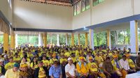 sugawa di SGK center SUGAWA bersama para pendukungnya saat kampanye damai dan bahagia di SGK Center, Minggu (4/2/2024). IST