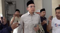 KETUA Umum PB NWDI, TGB Zainul Majdi saat memberi keterangan ke media. Foto: ist KETUA Umum PB NWDI, TGB Zainul Majdi saat memberi keterangan ke media. Foto: ist