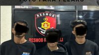TIM Resmob Ditreskrimum Polda Bali, meringkus tiga pelaku curanmor di wilayah Bali. Tiga tersangka yang berhasil diringkus yakni, ST (32) asal Jakarta Selatan, FR (21) asal Jakarta Utara dan MR (22) berasal dari Malang Jawa Timur. Foto: ist TIM Resmob Ditreskrimum Polda Bali, meringkus tiga pelaku curanmor di wilayah Bali. Tiga tersangka yang berhasil diringkus yakni, ST (32) asal Jakarta Selatan, FR (21) asal Jakarta Utara dan MR (22) berasal dari Malang Jawa Timur. Foto: ist