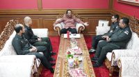 KETUA dan anggota Bawaslu Badung saat diterima audiensi di ruangan Ketua DPRD Badung, I Gusti Anom Gumanti. Foto: ist KETUA dan anggota Bawaslu Badung saat diterima audiensi di ruangan Ketua DPRD Badung, I Gusti Anom Gumanti. Foto: ist