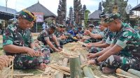 Prajurit jajaran Korem 163/Wira Satya melaksanakan kegiatan ngayah di Pura Ulun Danu Batur, Desa Batur, Kintamani, Rabu (2/4/2025). Foto: ist Prajurit jajaran Korem 163/Wira Satya melaksanakan kegiatan ngayah di Pura Ulun Danu Batur, Desa Batur, Kintamani, Rabu (2/4/2025). Foto: ist