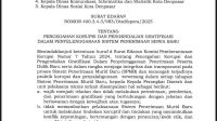SURAT Edaran (SE) Nomor 400.3.4.3/983/Disdikpora/2025 tentang Pencegahan Korupsi dan Pengendalian Gratifikasi Dalam Penyelenggaraan Sistem Penerimaan Murid Baru. Foto: ist SURAT Edaran (SE) Nomor 400.3.4.3/983/Disdikpora/2025 tentang Pencegahan Korupsi dan Pengendalian Gratifikasi Dalam Penyelenggaraan Sistem Penerimaan Murid Baru. Foto: ist