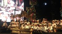 SEKAA Gong Anak Desa Adat Blangsinga tandem dengan Seka Gong Praja Hita Swara Duta Gianyar di PKB 2025. Foto: ist SEKAA Gong Anak Desa Adat Blangsinga tandem dengan Seka Gong Praja Hita Swara Duta Gianyar di PKB 2025. Foto: ist