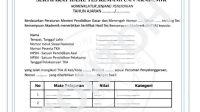 FORMAT sertifikat hasil TKA jenjang SD/MI/sederajat dan SMP/MTs/sederajat. Foto: ist FORMAT sertifikat hasil TKA jenjang SD/MI/sederajat dan SMP/MTs/sederajat. Foto: ist
