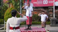 PERINGATAN Hari Jadi ke-67 Provinsi Bali di halaman Kantor Bupati Gianyar. Foto: ist PERINGATAN Hari Jadi ke-67 Provinsi Bali di halaman Kantor Bupati Gianyar. Foto: ist